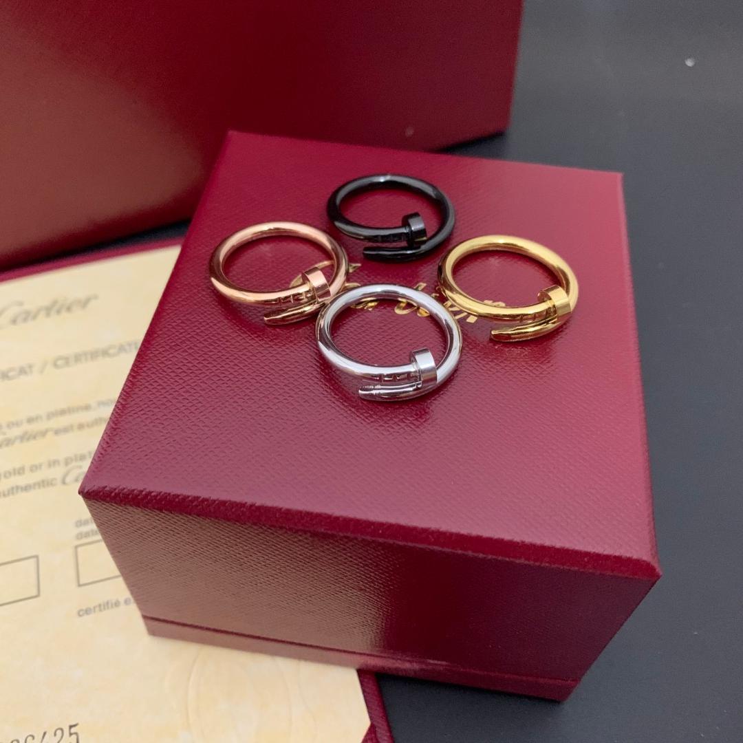 Designer Nail Ring Luxury Titanium Steel Jewelry Classic Band Rings Men Women Diamond Jewelry Gift for Lover 4 Color Options Without Box
Designer Nail Ring Luxury Titanium Steel Jewelry Classic Band Rings Men Women Diamond Jewelry Gift for Lover 4 Color Options Without Box