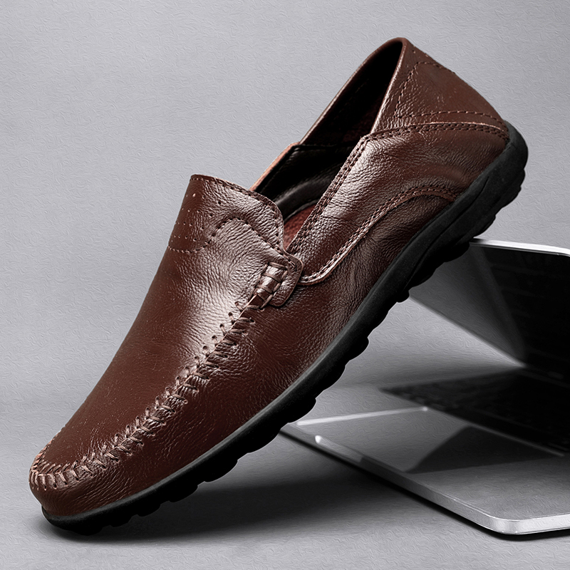 Leather Men Shoes Casual Slip on Formal Loafers Men Moccasins Italian Driving Shoes Lightweight Soft Comfortable Walking Shoes, Black
Leather Men Shoes Casual Slip on Formal Loafers Men Moccasins Italian Driving Shoes Lightweight Soft Comfortable Walking Shoes, Black