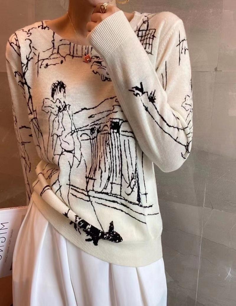 Women' Sweaters Cashmere Wool Sweater Spring Autumn Women Long Sleeve O-neck Pullovers Knitted SweatersWomen, Rice white
Women' Sweaters Cashmere Wool Sweater Spring Autumn Women Long Sleeve O-neck Pullovers Knitted SweatersWomen, Rice white