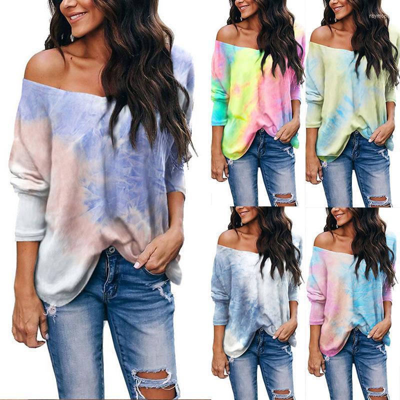 Women's T-Shirt Autumn And Winter European American Women's Tie Dye Long Sleeve V-neck Loose Top High QualityWomen's, No. 1 - blue white
Women's T-Shirt Autumn And Winter European American Women's Tie Dye Long Sleeve V-neck Loose Top High QualityWomen's, No. 1 - blue white