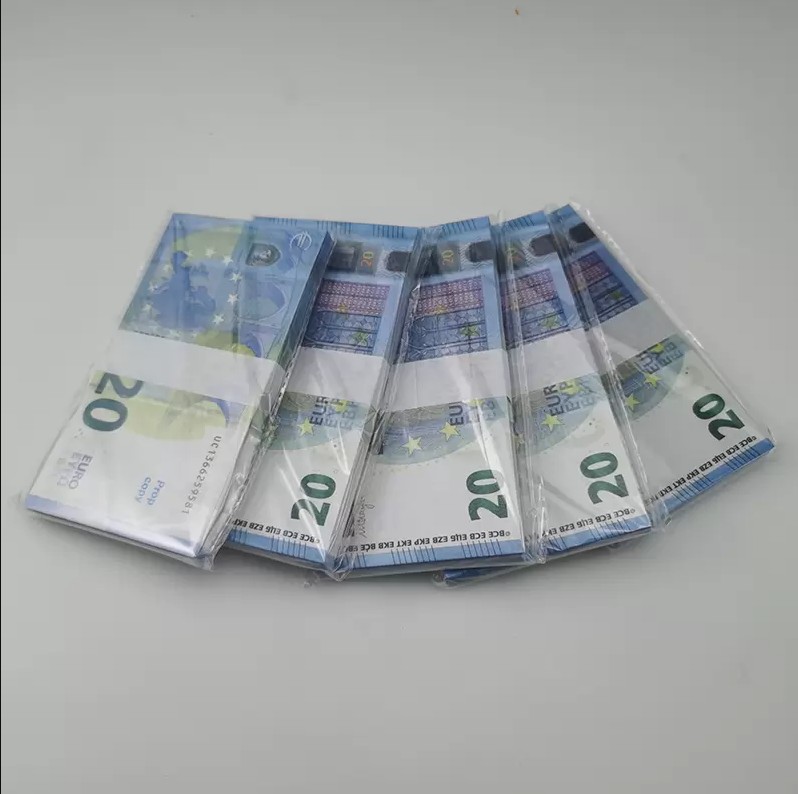 Other Festive Party Supplies 2022 Prop Money Toys Dollar Euros 10 20 50 200 500 commemorative fake Notes toy For Kids Christmas Gifts or Video Film 10