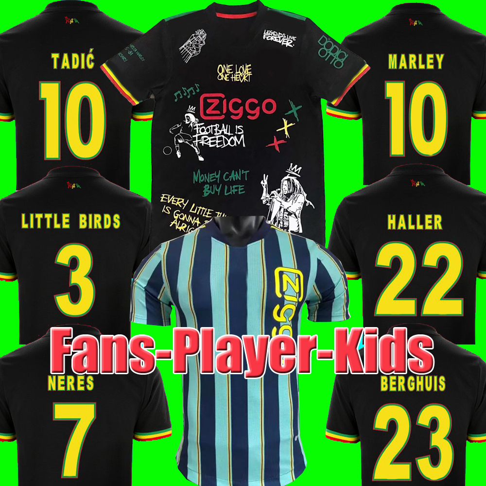21 22 TADIC Bob Marley soccer jerseys 2021 2022 ajaxs KUDUS ANTONY BLIND PROMES NERES CRUYFF LITTLE BIRDS football shirt men + kids kit uniforms 3RD third black 999, Away+ucl
21 22 TADIC Bob Marley soccer jerseys 2021 2022 ajaxs KUDUS ANTONY BLIND PROMES NERES CRUYFF LITTLE BIRDS football shirt men + kids kit uniforms 3RD third black 999, Away+ucl