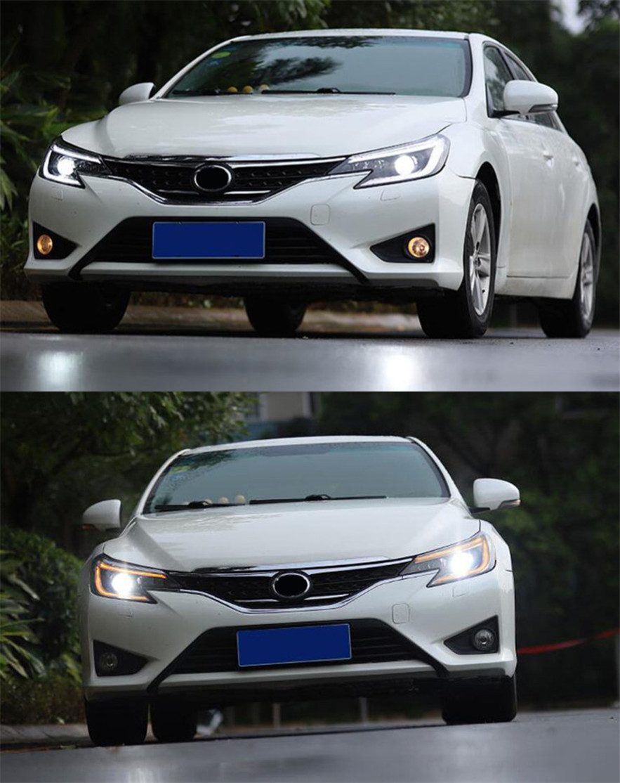Car Head Light Assembly For REIZ Mark X 2013-Now Toyota LED Front Headlights Replacement DRL Daytime Driving light