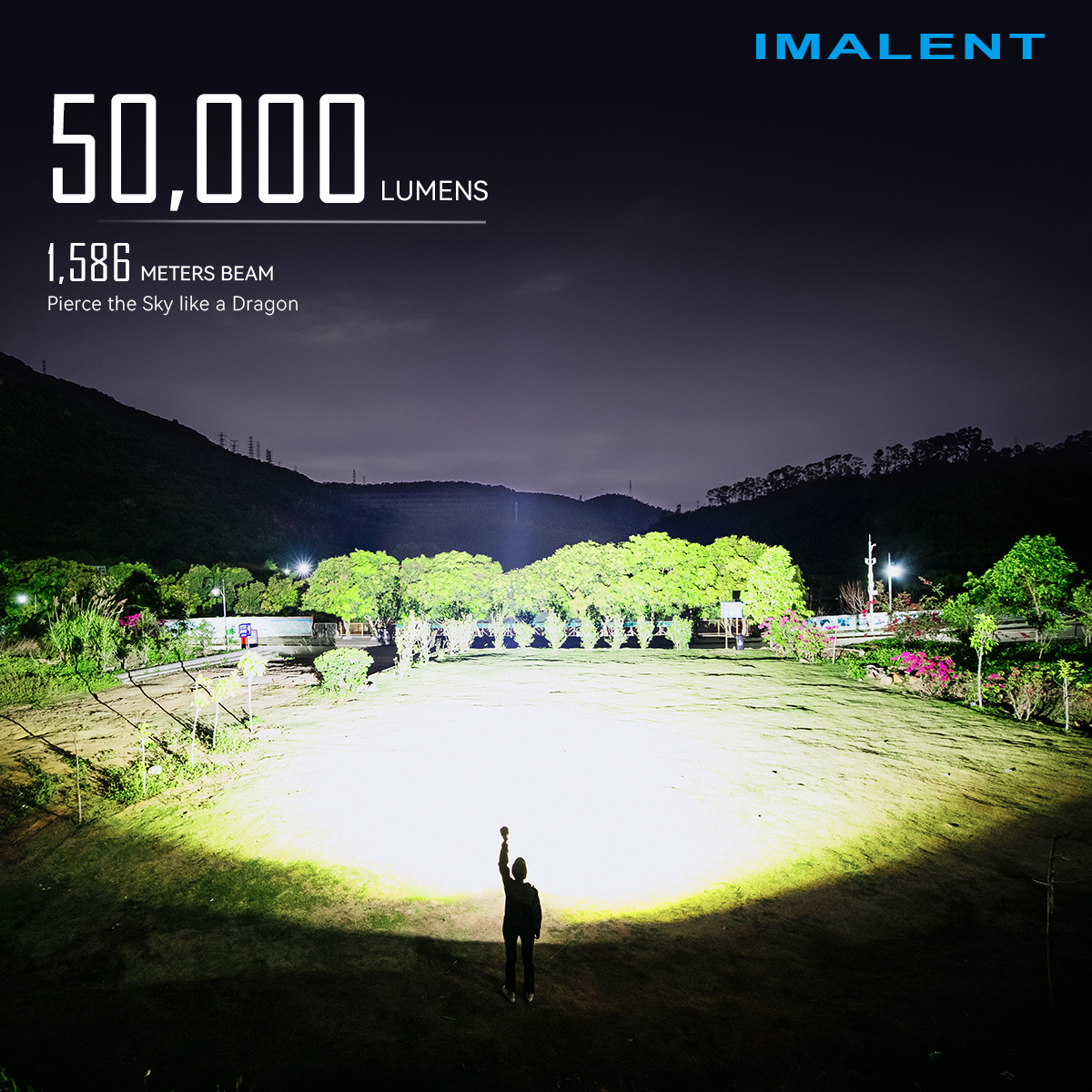 IMALENT MR90 Torches Light SBT902 50000LM Powerful LED Tactical Flashlight Outdoor Lighting for Hunting Self Defense Camping