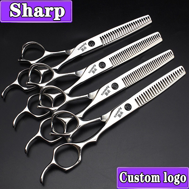 Hairdressing Scissors 6 Inch Japan 440c Stainless Steel Set Salon Barber Professional 220317