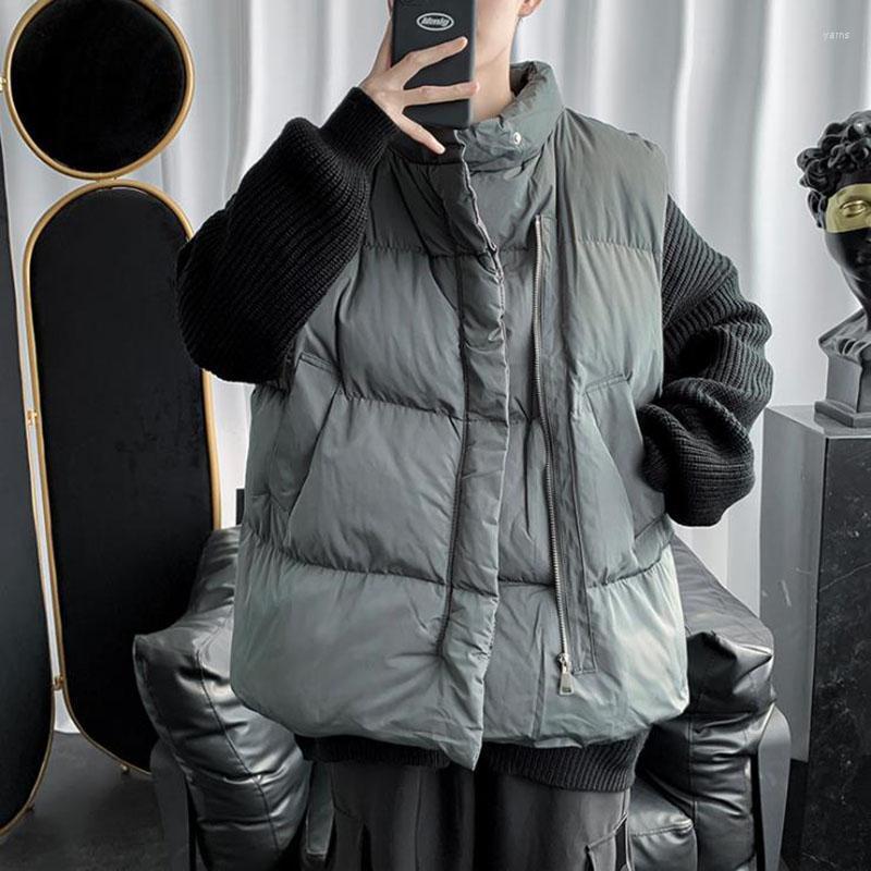 Brand Clothing Vest Jacket Mens Autumn Warm Sleeveless Coat Male Winter Casual Waistcoat Veste Homme Men's Vests, Black
Brand Clothing Vest Jacket Mens Autumn Warm Sleeveless Coat Male Winter Casual Waistcoat Veste Homme Men's Vests, Black