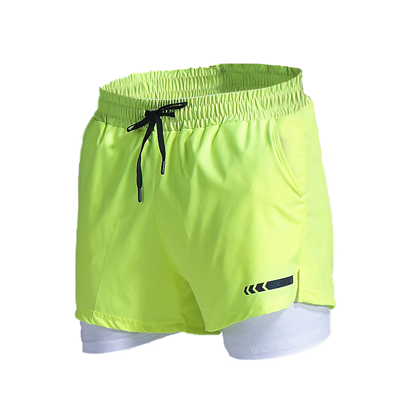 2 in 1 Men s sport Running Shorts Quick Dry Mens Jogging Fitness Racing Soccer Training Track and field Marathon 220518
