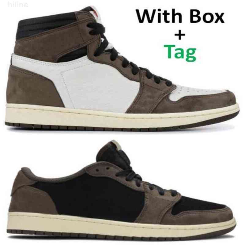 Better Quality 1 High OG TS Cactus Jack Basketball Shoes Men Women 1s TS Dark Mocha Suede 3M Sports Sneakers With Box
Better Quality 1 High OG TS Cactus Jack Basketball Shoes Men Women 1s TS Dark Mocha Suede 3M Sports Sneakers With Box