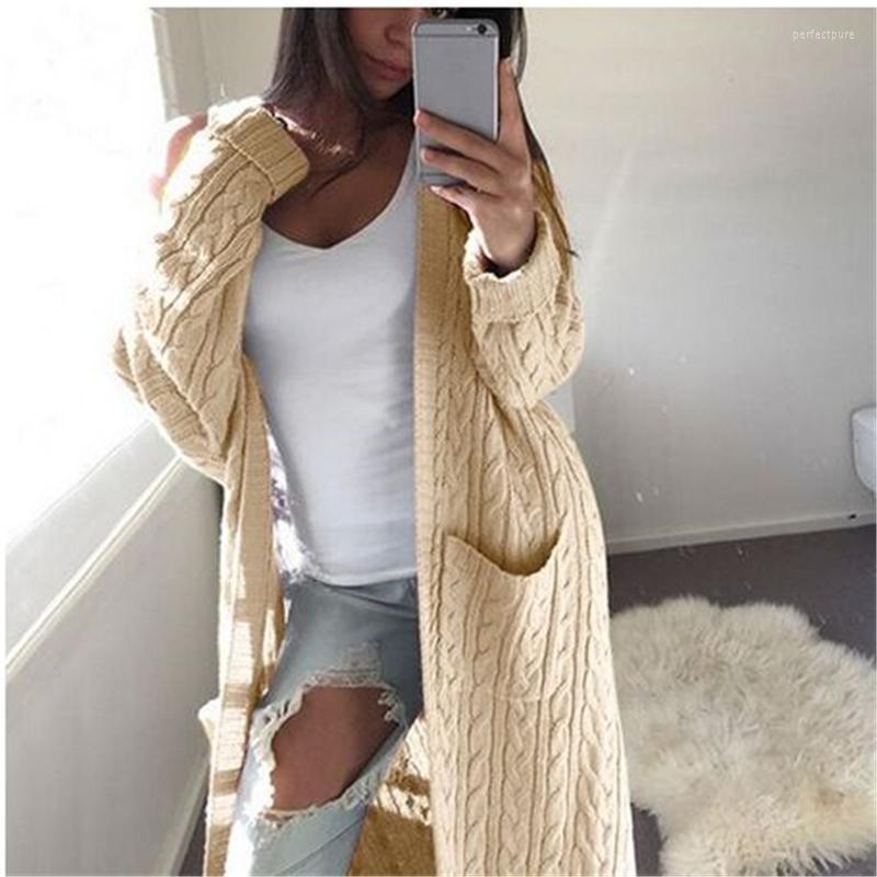 Women's Knits & Tees Women Knitted Sweater Long Cardigan Outwear Winter Solid Lady Girls Style Knit Crochet Autumn Coat Woolen Top Perf22, Black
Women's Knits & Tees Women Knitted Sweater Long Cardigan Outwear Winter Solid Lady Girls Style Knit Crochet Autumn Coat Woolen Top Perf22, Black