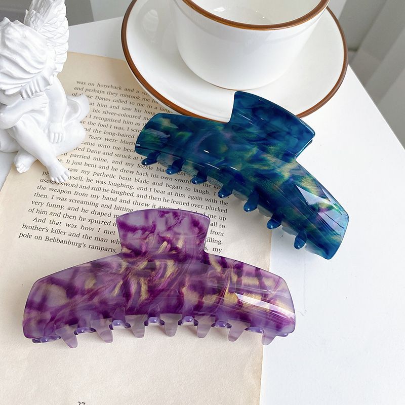 Yamog Women Acrylic Large Size Figure Hair Clamps Girls Scrunchies Ponytail Hair Claw Clips Colored Shower Catch Hairpins Jewelry Accessories Length 12 CM
Yamog Women Acrylic Large Size Figure Hair Clamps Girls Scrunchies Ponytail Hair Claw Clips Colored Shower Catch Hairpins Jewelry Accessories Length 12 CM