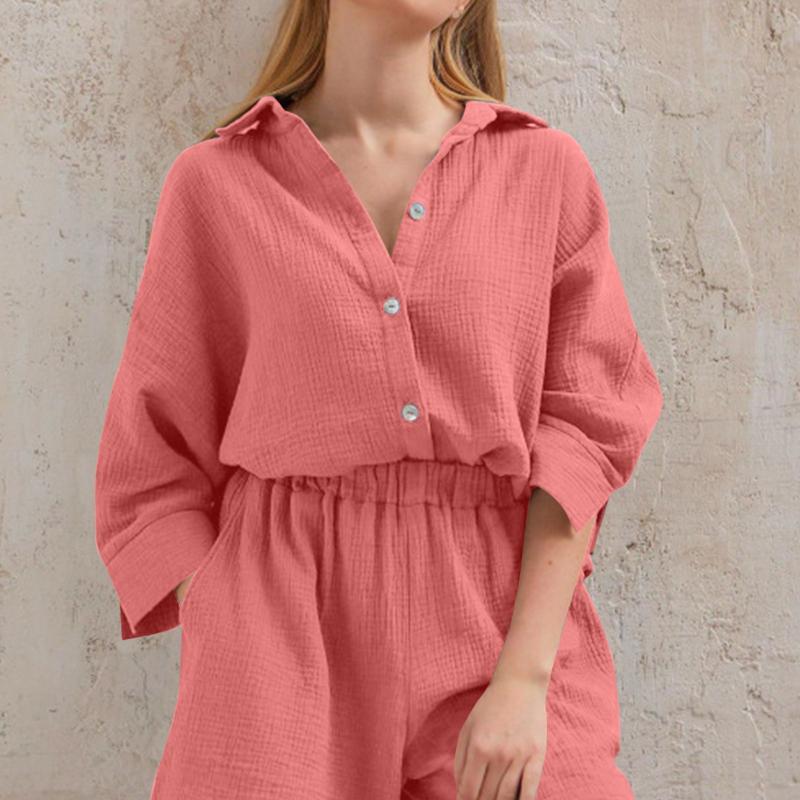 Women' Tracksuits Summer Two Piece Set Casual Womem Solid Color Lounge Wear Tracksuit Shorts Long Sleeve Shirt Tops And Mini Suit 2022Women, Blue
Women' Tracksuits Summer Two Piece Set Casual Womem Solid Color Lounge Wear Tracksuit Shorts Long Sleeve Shirt Tops And Mini Suit 2022Women, Blue