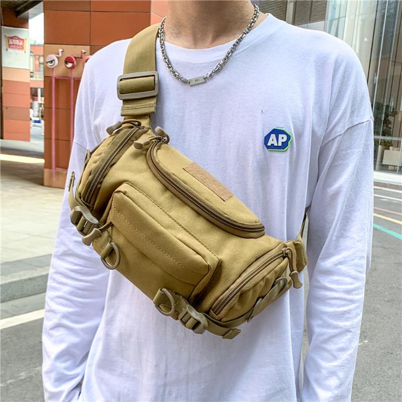 Outdoor Bags Tactical Chest 600D Waterproof Oxford Men's Belt Fanny Pack Shoulder Messenger Bag Large Capacity Travel City Jogging BagsO, Black
Outdoor Bags Tactical Chest 600D Waterproof Oxford Men's Belt Fanny Pack Shoulder Messenger Bag Large Capacity Travel City Jogging BagsO, Black