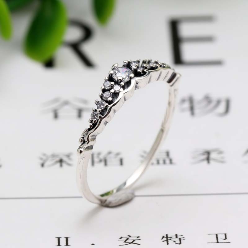 925 Sterling Silver Women Wish Heart Engagement Rings for women men Silver And Rose Gold Rings Fashion Jewelry