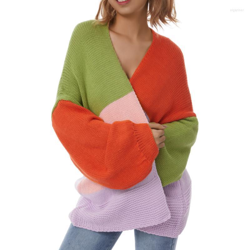 Women' Knits & Tees Women Open Front Sweater Adults Winter Casual Loose Color Block Long Sleeve Patchwork Knit CardiganWomen' Olga22
Women' Knits & Tees Women Open Front Sweater Adults Winter Casual Loose Color Block Long Sleeve Patchwork Knit CardiganWomen' Olga22
