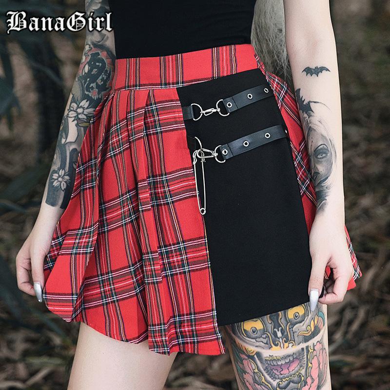 Skirts Gothic Punk Y2K Lolita Women Red Plaid Pleated Ball Gown High Waist Patchwork Mini Skirt Fashion Streetwear Buckle FemaleSkirts, Dark grey
Skirts Gothic Punk Y2K Lolita Women Red Plaid Pleated Ball Gown High Waist Patchwork Mini Skirt Fashion Streetwear Buckle FemaleSkirts, Dark grey