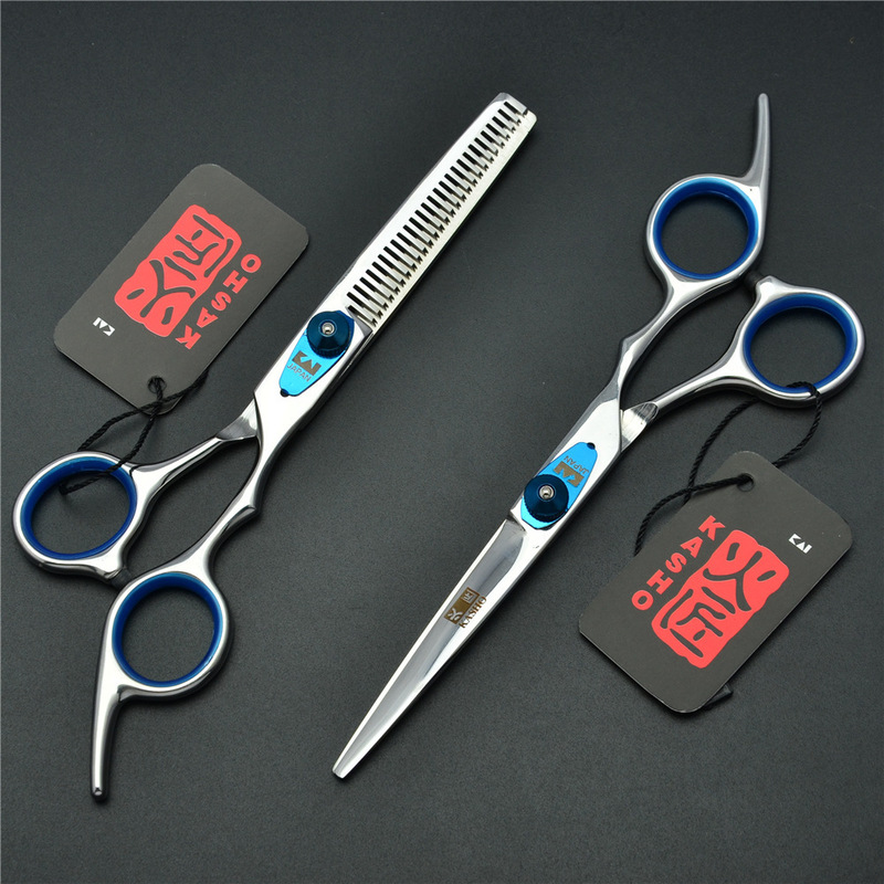 Professional Hairdressing Scissors 6.0 Inches Japan 440C Original Barber Salon Hair Cutting Shears Haircut Scissor Set 220317