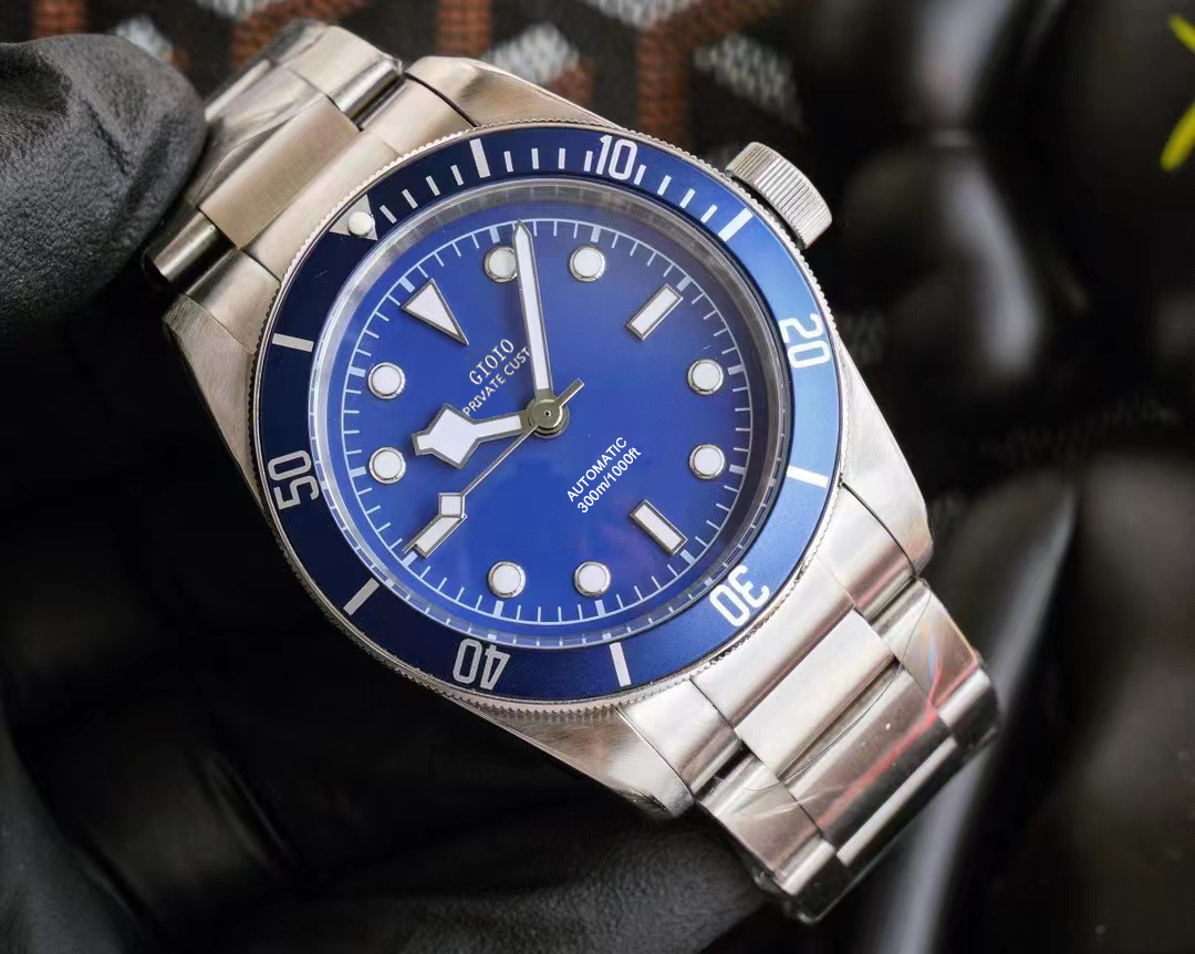 42mm High Quality Mens Automatic Mechanical Watch Blue Black Ceramic Bezel Leather Stainless Steel Luminous
42mm High Quality Mens Automatic Mechanical Watch Blue Black Ceramic Bezel Leather Stainless Steel Luminous