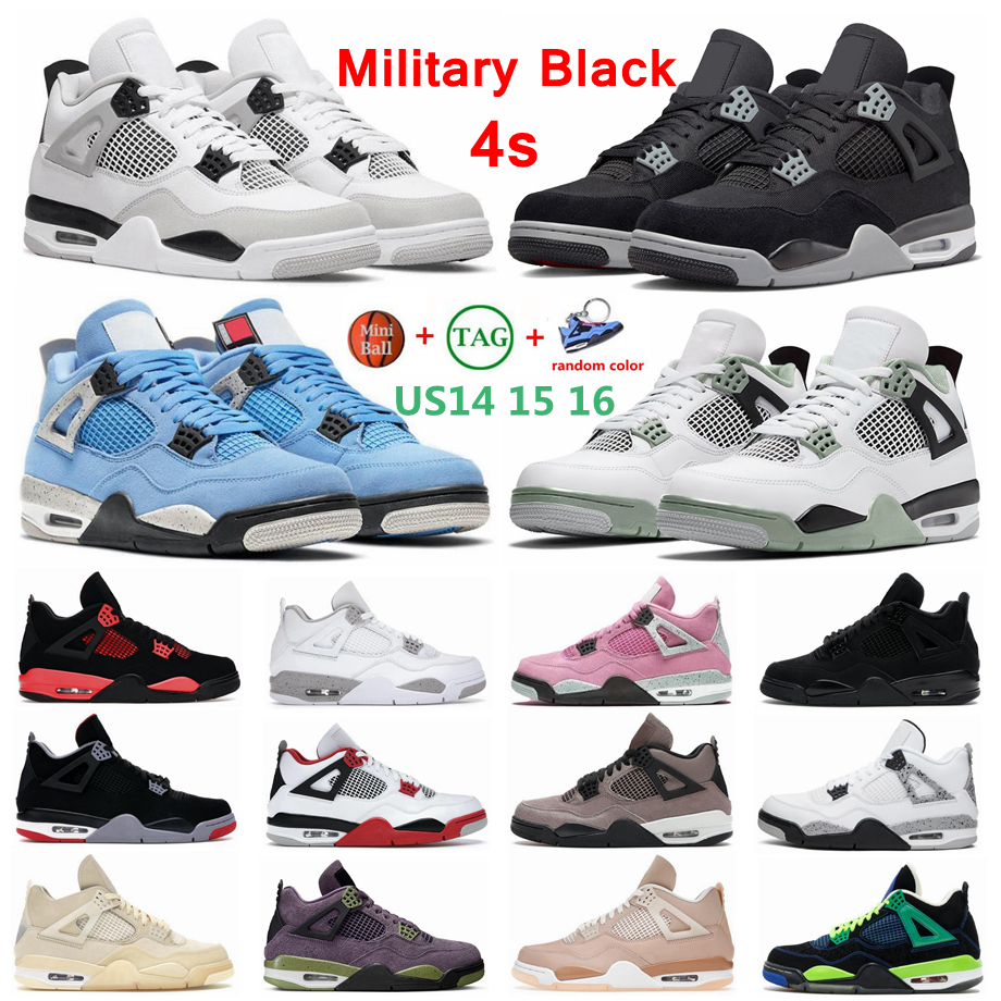2022 Jumpman 4 Men Basketball Shoes Black Cat 4s University Blue Milttary Black Canvas Bred White Cement Pine Green Red Thunder Sports Outdoor Women Sneakers
2022 Jumpman 4 Men Basketball Shoes Black Cat 4s University Blue Milttary Black Canvas Bred White Cement Pine Green Red Thunder Sports Outdoor Women Sneakers