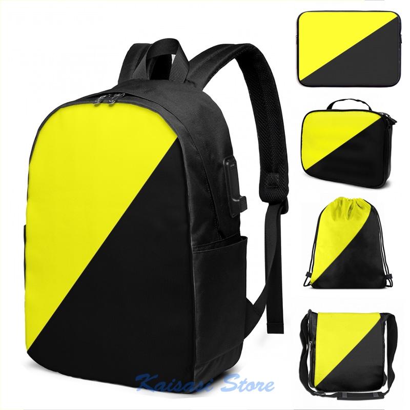 Backpack Anarcho - Capitalist Flag Libertarian USB Charge Men School Bags Women Bag Travel Laptop, Drawstring bag
Backpack Anarcho - Capitalist Flag Libertarian USB Charge Men School Bags Women Bag Travel Laptop, Drawstring bag