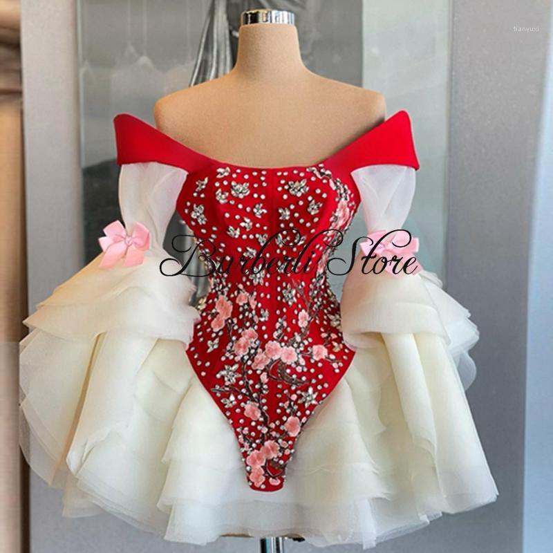 Casual Dresses Cute Mix Color Ruffles Tulle Short Princess Luxury Beaded Crystals Mini Prom Gowns With Flare Sleeves Bow Flower Dress, Ivory
Casual Dresses Cute Mix Color Ruffles Tulle Short Princess Luxury Beaded Crystals Mini Prom Gowns With Flare Sleeves Bow Flower Dress, Ivory