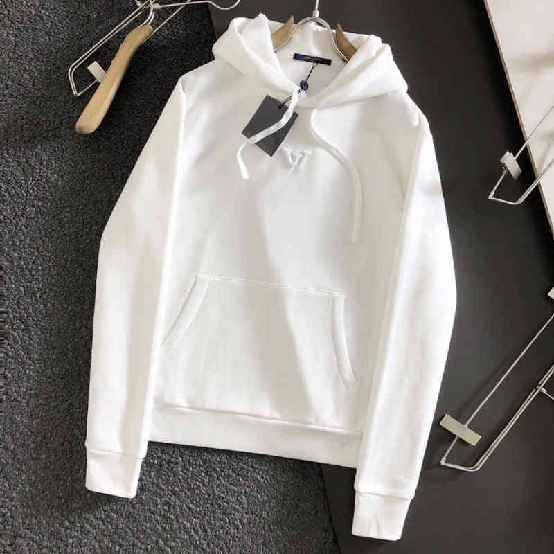 High Quality Three-dimensional Lvs Letter Hooded Sweater Men and Women with the Same Style 3d Embossed Trend All-match Long-sleeved T-shirt, White
High Quality Three-dimensional Lvs Letter Hooded Sweater Men and Women with the Same Style 3d Embossed Trend All-match Long-sleeved T-shirt, White