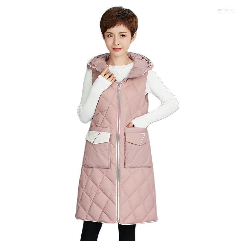 Women's Down & Parkas Women Autumn Winter Hooded Big Pocket Sleeveless Long Vest Coat Outwear Puffer Jacket Cotton Padded Waistcoat Guin22, Black
Women's Down & Parkas Women Autumn Winter Hooded Big Pocket Sleeveless Long Vest Coat Outwear Puffer Jacket Cotton Padded Waistcoat Guin22, Black