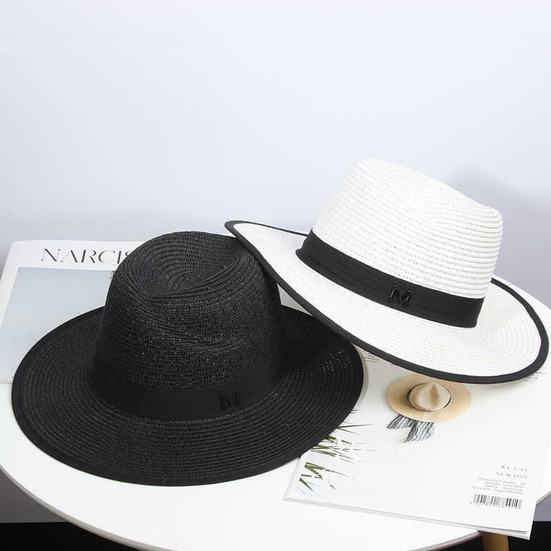 Summer Hat Women Beach Straw Gorra Panama Ladies Cap Fashionable Handmade Casual Flat Brim Sun Hats for Female 2022, Beige
Summer Hat Women Beach Straw Gorra Panama Ladies Cap Fashionable Handmade Casual Flat Brim Sun Hats for Female 2022, Beige