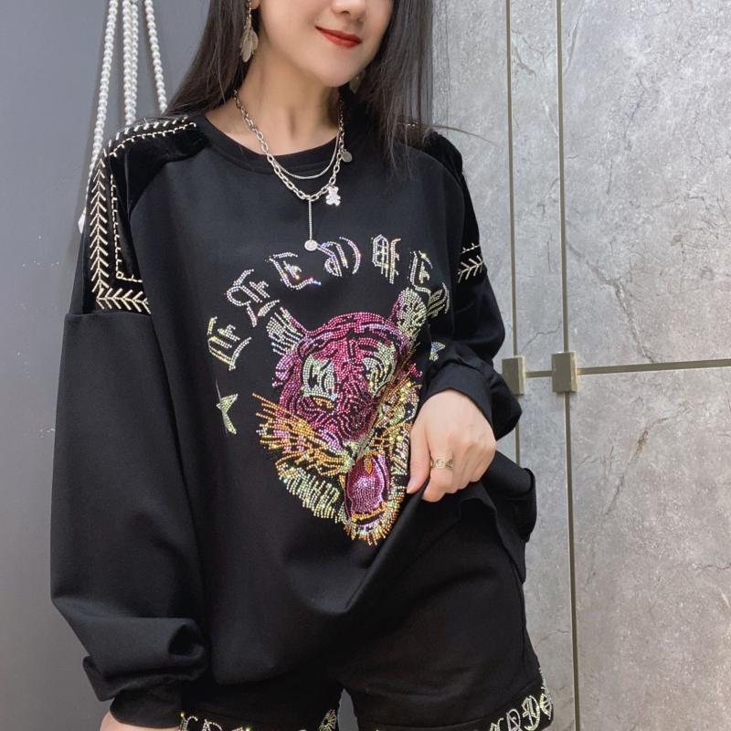 Women's Hoodies & Sweatshirts Tiger Animal Sequins Pullovers For Spring Autumn O-Neck Sweatshisrts Oversize Women TopsWomen's, Black
Women's Hoodies & Sweatshirts Tiger Animal Sequins Pullovers For Spring Autumn O-Neck Sweatshisrts Oversize Women TopsWomen's, Black