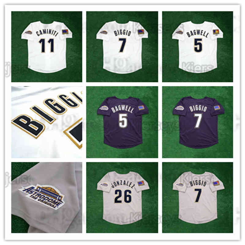 Bagwell Coustom Jeff Vintage 5 Houston baseball jersey 1994 Alternate Navy Blue Throwback Men's Jerseys 26 Luis Gonzalez 11 Ken Caminiti 7, As
Bagwell Coustom Jeff Vintage 5 Houston baseball jersey 1994 Alternate Navy Blue Throwback Men's Jerseys 26 Luis Gonzalez 11 Ken Caminiti 7, As
