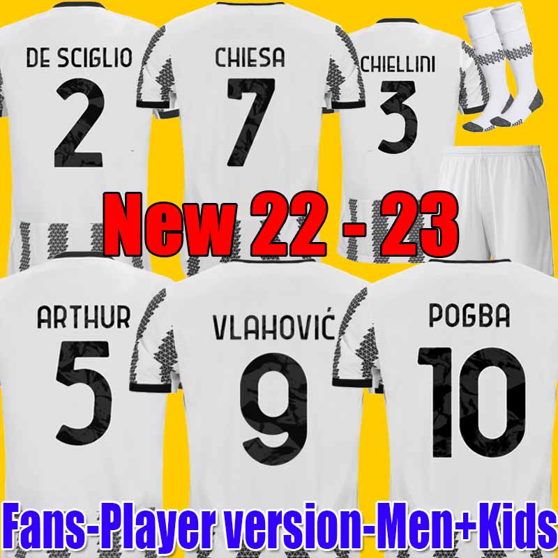 DUSAN VLAHOVIC juventus Soccer Jersey Pogba CHIESA 2022 2023 bonucci Locatelli 22 23 MORATA ARTHUR KEAN CHIELLINI SZCZESNY Men Kids Kit Football Shirt uniforms, Home kids
DUSAN VLAHOVIC juventus Soccer Jersey Pogba CHIESA 2022 2023 bonucci Locatelli 22 23 MORATA ARTHUR KEAN CHIELLINI SZCZESNY Men Kids Kit Football Shirt uniforms, Home kids