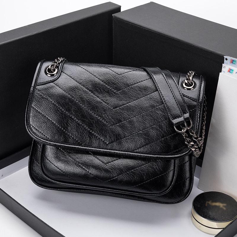 High quality flap bag luxurys designer handbags SUNSET original leather LOULOU women shoulder bags fashion medium crossbody bag YSLity pCs, Black
High quality flap bag luxurys designer handbags SUNSET original leather LOULOU women shoulder bags fashion medium crossbody bag YSLity pCs, Black