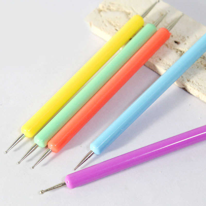 Dual-ended Candy Dotting Tool Nail Art Painting Drawing Pen Picking Rhinestones Crystal Gems Manicure Nails Accessories Herramienta Para Hacer Puntos 