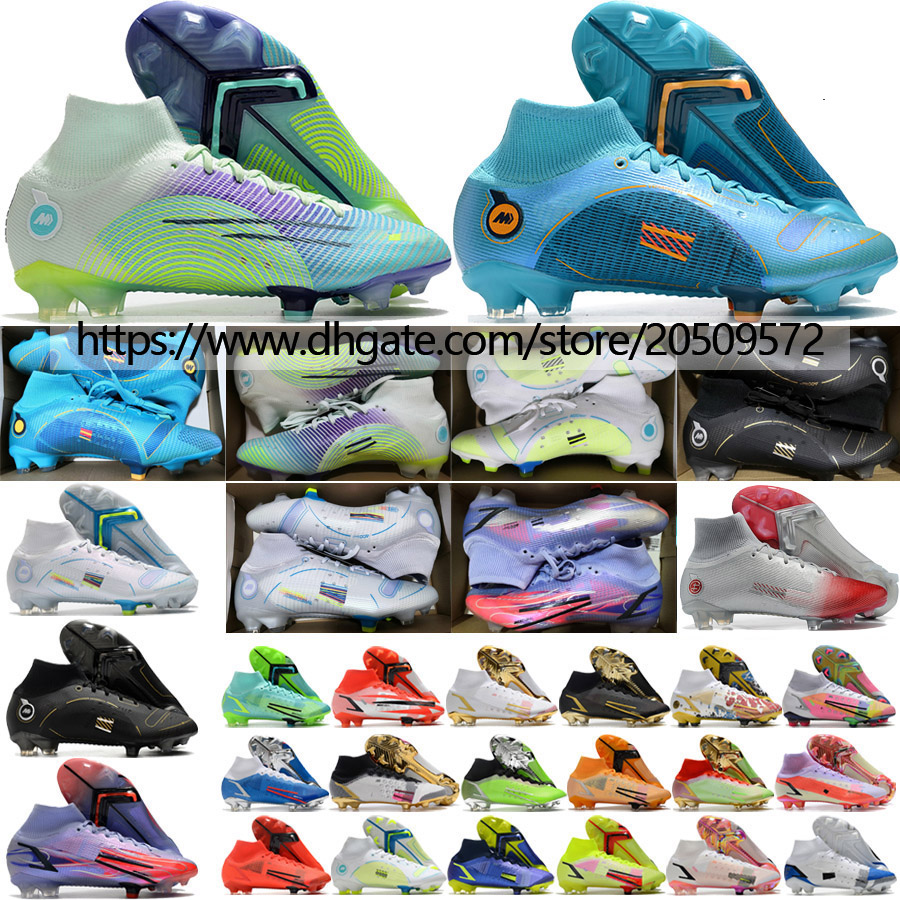 Send With Bag Football Boots Mercurial Superfly 8 Elite FG Mens High Ankle Soccer Cleats Dream Speed 5 Top Quality Leather Training Knit Socks Football Shoes US6.5-12, Other colors
Send With Bag Football Boots Mercurial Superfly 8 Elite FG Mens High Ankle Soccer Cleats Dream Speed 5 Top Quality Leather Training Knit Socks Football Shoes US6.5-12, Other colors