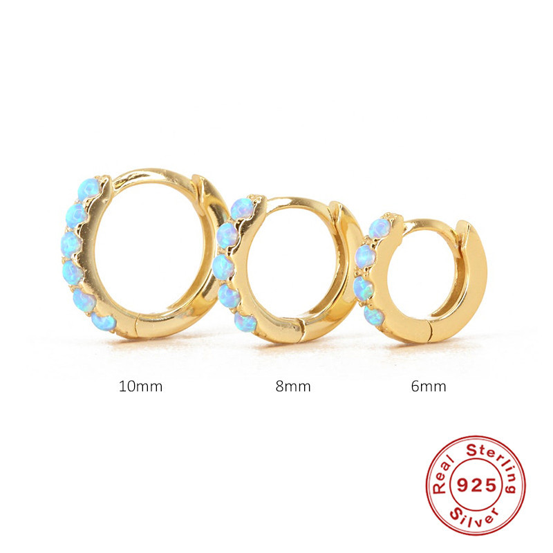 Synthetic Opal Huggies Earring 925 Sterling Silver Single Hoop Earrings Blue and White Opal Dainty Jewelry For Women
Synthetic Opal Huggies Earring 925 Sterling Silver Single Hoop Earrings Blue and White Opal Dainty Jewelry For Women