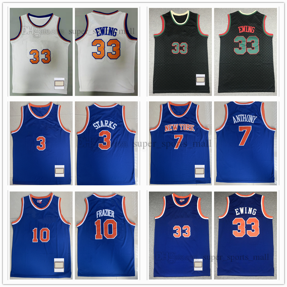 Retro Mitchell and Ness Basketball Jerseys 3 John 7 Carmelo Starks Anthony 10 Walt 33 Patrick Frazier Ewing Jersey 1985-86 1992-93 2005-06, As picture
Retro Mitchell and Ness Basketball Jerseys 3 John 7 Carmelo Starks Anthony 10 Walt 33 Patrick Frazier Ewing Jersey 1985-86 1992-93 2005-06, As picture