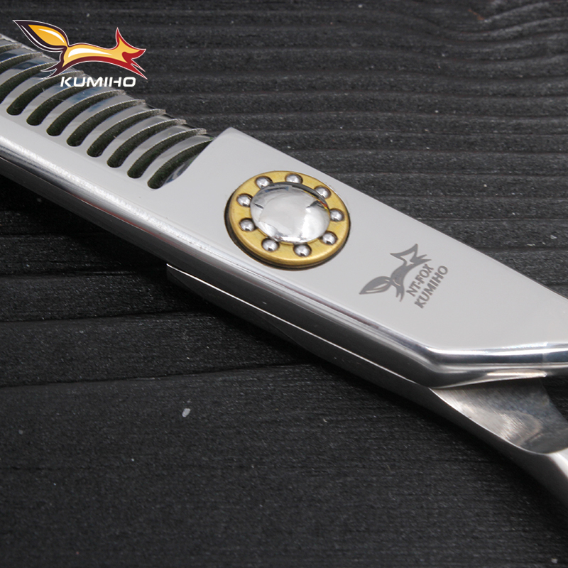 KUMIHO Japanese hair scissors professional dressing with big bearing screw cutting and thinning 220317