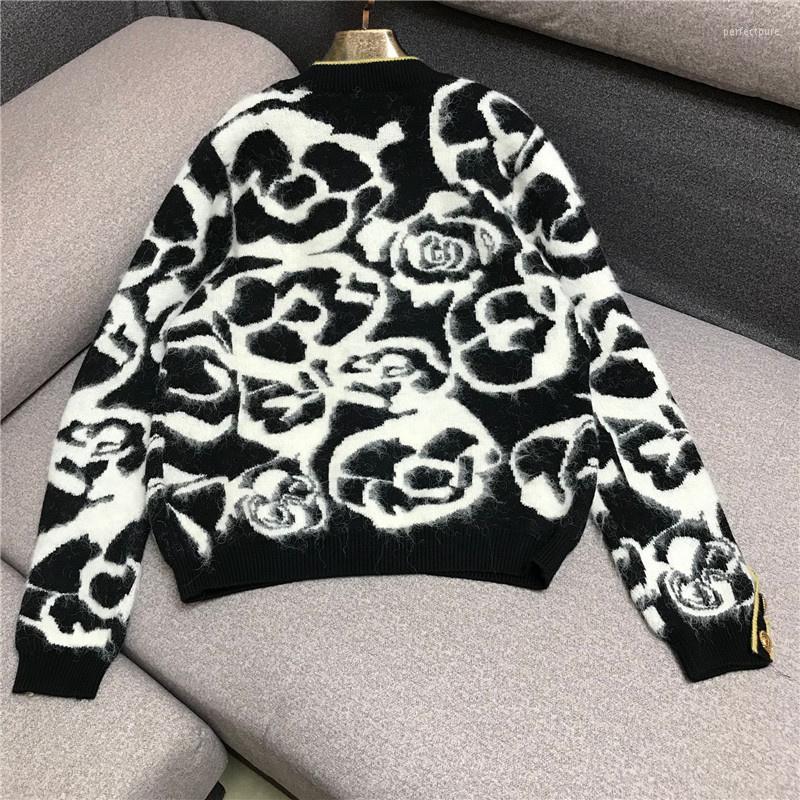 Women' Knits & Tees Knitting Women Cardigan Jacket Elegant Warm Long Sleeve Sweaters Autumn Winter Streetwear Flower Single Breasted Loose, As picture
Women' Knits & Tees Knitting Women Cardigan Jacket Elegant Warm Long Sleeve Sweaters Autumn Winter Streetwear Flower Single Breasted Loose, As picture