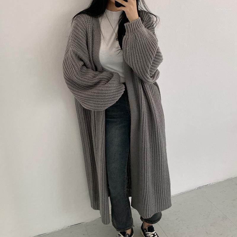 Women's Knits & Tees Cardigan Women Long Knitted Casual Vintage Loose Sweater Coat Solid Oversized Korean Fashion Female Cardigans 2022 Perf, Black
Women's Knits & Tees Cardigan Women Long Knitted Casual Vintage Loose Sweater Coat Solid Oversized Korean Fashion Female Cardigans 2022 Perf, Black