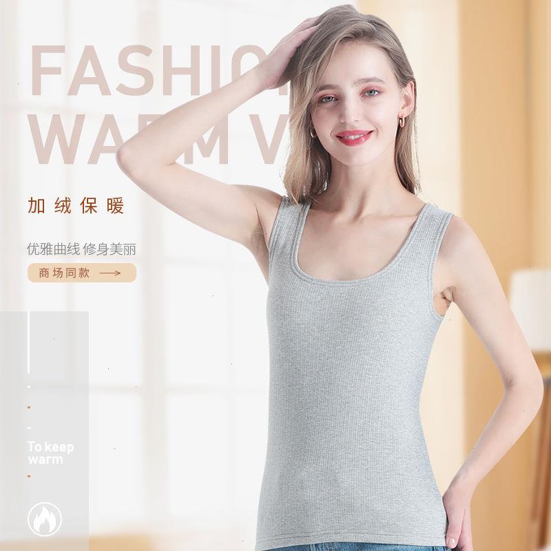 Warm Vest Female Body Plus Velvet Thick Underwear Wear Cotton Bottoming Shirt Top Autumn And Winter, Black
Warm Vest Female Body Plus Velvet Thick Underwear Wear Cotton Bottoming Shirt Top Autumn And Winter, Black