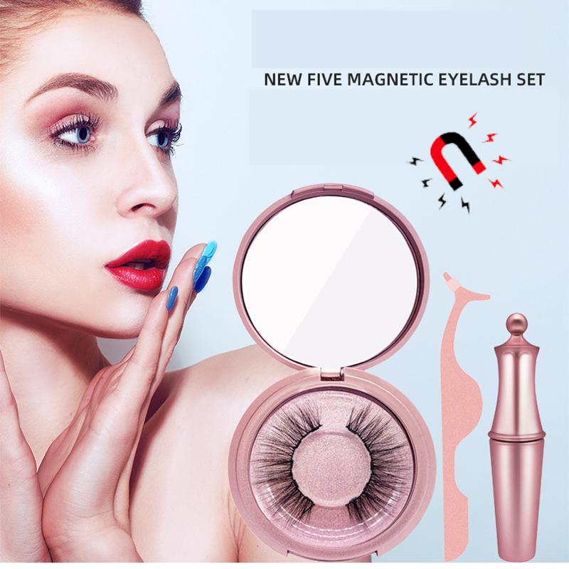 False Eyelashes 1Pairs Magnetic Lashes Repeated Use Waterproof Liquid Eyeliner With Tweezer Makeup SetFalse
False Eyelashes 1Pairs Magnetic Lashes Repeated Use Waterproof Liquid Eyeliner With Tweezer Makeup SetFalse