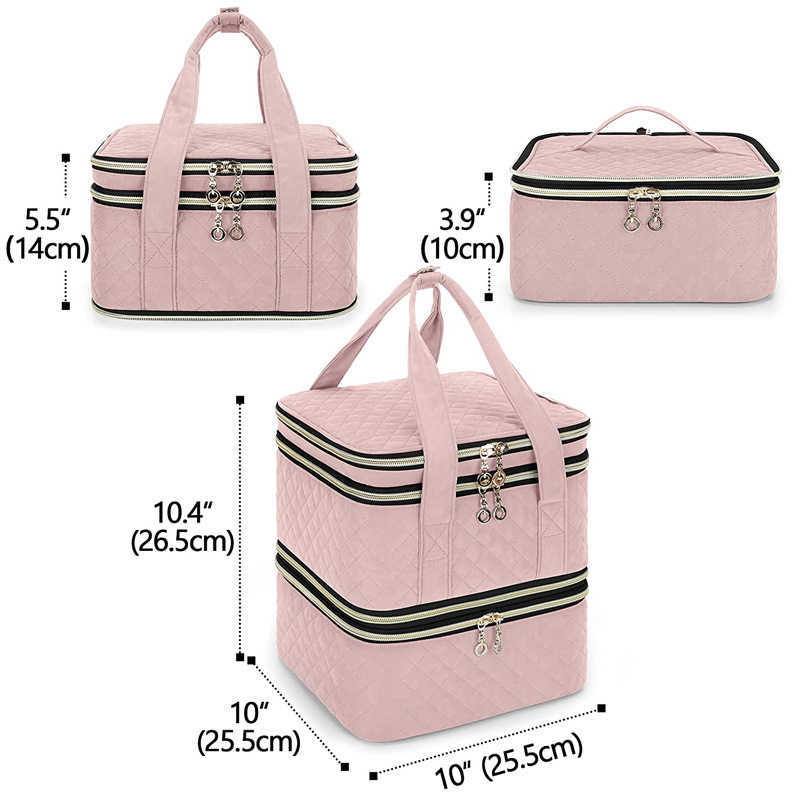 HBPbottles of nail polish storage bag enhancement tool detachable double-layer cosmetic essential oil, Pink
HBPbottles of nail polish storage bag enhancement tool detachable double-layer cosmetic essential oil, Pink