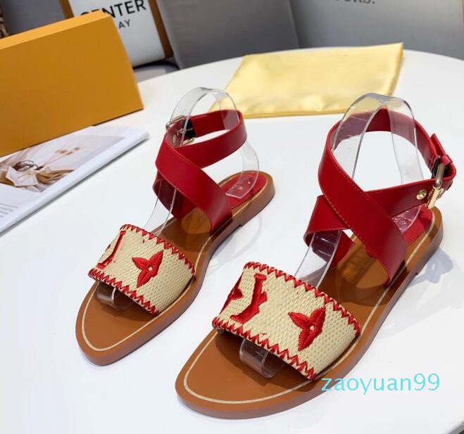 Letter crossed flat slippers Women Embroidered Sandals Slipper Lady flat Fabric Outdoor Straw webbing cowhide Leather Sole Sandal55, Red
Letter crossed flat slippers Women Embroidered Sandals Slipper Lady flat Fabric Outdoor Straw webbing cowhide Leather Sole Sandal55, Red