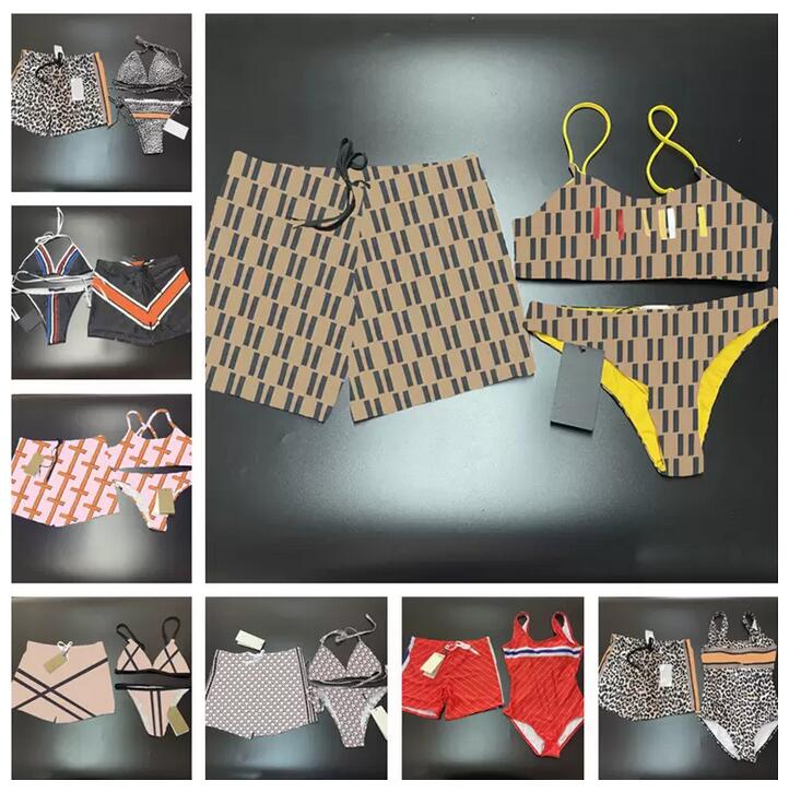 Textile Couples Swimwear Designer Bikini Men Swim Shorts Lovers Swimsuit Women Bathing Suit High-quality Gift, As picture
Textile Couples Swimwear Designer Bikini Men Swim Shorts Lovers Swimsuit Women Bathing Suit High-quality Gift, As picture