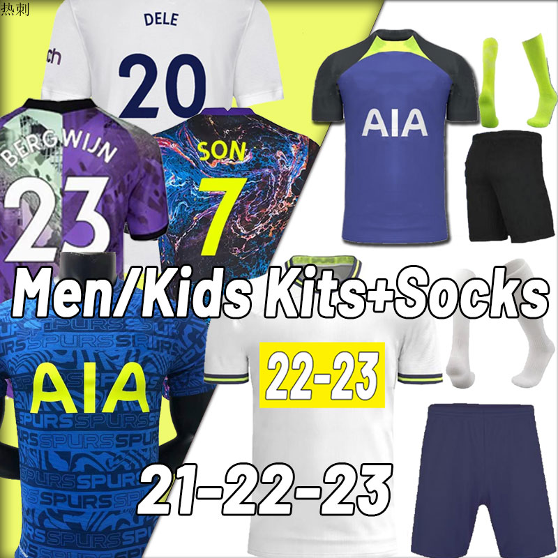 Totten ham 21 22 23 adult kit socks home soccer Jersey 2022 2023 Kane Son Eriksen Alderweireld Dele LAMELA child Football Shirt full set sock player version 3xl 4XL, Away
Totten ham 21 22 23 adult kit socks home soccer Jersey 2022 2023 Kane Son Eriksen Alderweireld Dele LAMELA child Football Shirt full set sock player version 3xl 4XL, Away