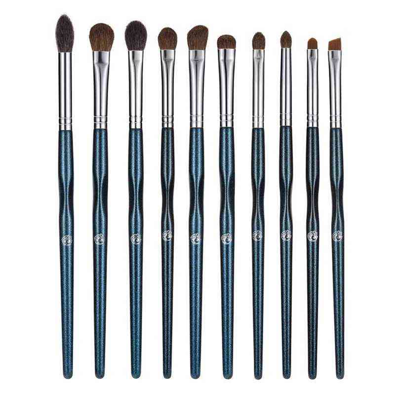 NXY Makeup Brushes Energy Eye Handmade Nature Hair shadow Brush Set for Blending Shading lash Liner brow Kit 0406