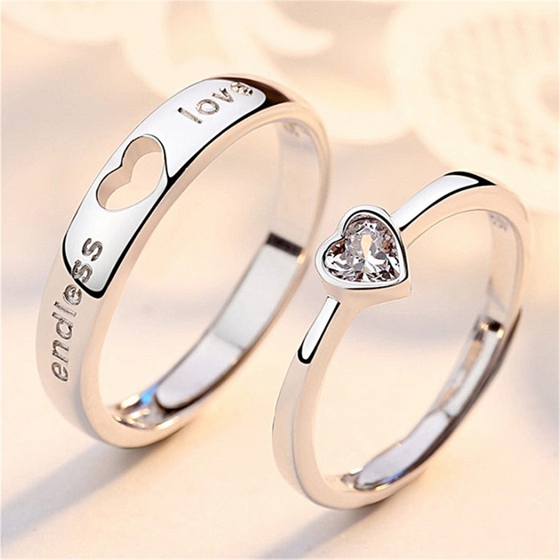 2Pcssets Zircon Heart Matching Couple Rings Set Forever Endless Love Wedding Ring For Women Men Charm Valentines Day Jewelry 220728
2Pcssets Zircon Heart Matching Couple Rings Set Forever Endless Love Wedding Ring For Women Men Charm Valentines Day Jewelry 220728