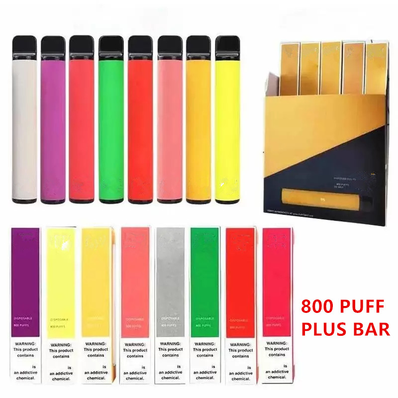 Fast Delivery 800Puffs BAR Plus disposable Vape Cigarettes 800+Cartridge 550mAh Battery 3.5mL PreFilled Pods Stick Style Ecig Portable Vaporizer
Fast Delivery 800Puffs BAR Plus disposable Vape Cigarettes 800+Cartridge 550mAh Battery 3.5mL PreFilled Pods Stick Style Ecig Portable Vaporizer