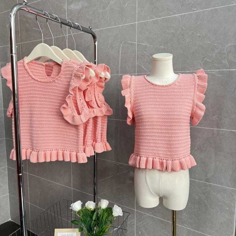 Women' Tanks & Camis Women' Lovely Pink Knitting Tank Top Summer Sleeveless O Neck Ruffle Vest Lady Cute Short Knitted TopWomen
Women' Tanks & Camis Women' Lovely Pink Knitting Tank Top Summer Sleeveless O Neck Ruffle Vest Lady Cute Short Knitted TopWomen