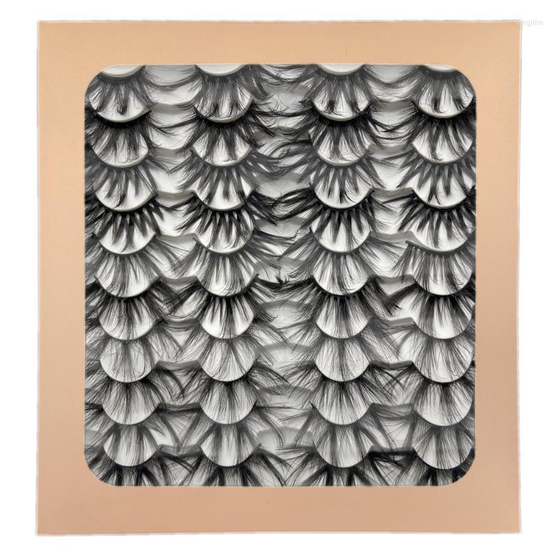 False Eyelashes 20 Pairs Wispy Artificial Synthetic Thick Crisscross Faux Mink Hair Soft Handmade Dramatic Volume Eye Lashes Makeup
False Eyelashes 20 Pairs Wispy Artificial Synthetic Thick Crisscross Faux Mink Hair Soft Handmade Dramatic Volume Eye Lashes Makeup