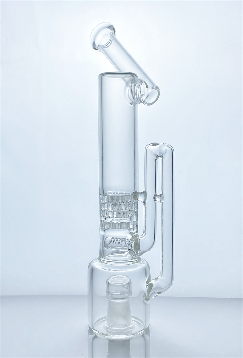 10.5" VapeXhale hydratube smoke glass bong with base quad honeycomb pan hookah beaker water pipe Atomizer smooth and rich steam GB-302
10.5" VapeXhale hydratube smoke glass bong with base quad honeycomb pan hookah beaker water pipe Atomizer smooth and rich steam GB-302